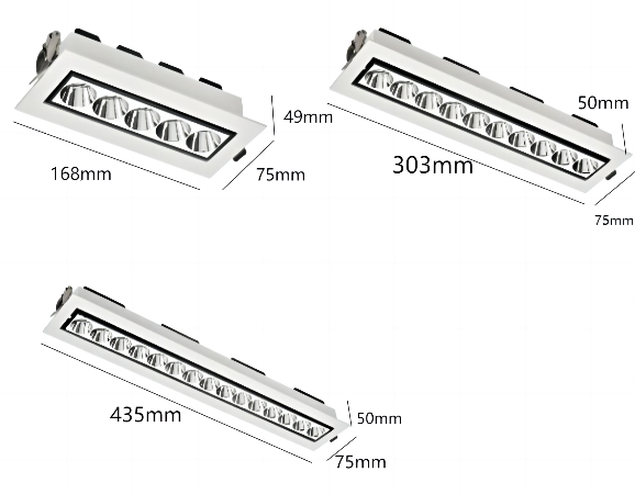 Recessed Linear Spot Lights